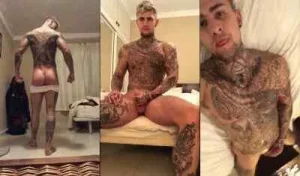 Danny Soar Jerking off in His Hotel Room | Hot Orgasms