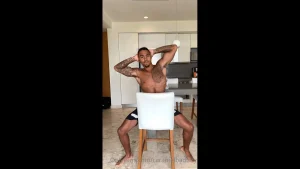 Doing a Strip Tease and Playing With My Cock – Caramelbadboy