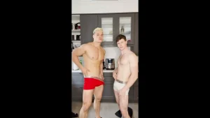 Malik Delgaty and Finn Harding Fool Around Together and Show Off Their Naked Body