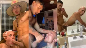 Kleber Alvarenga & Pedro Pampelo Sex Tape | Massive Dick Pounds