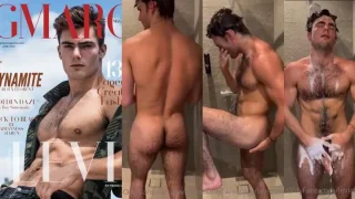 Model Levi Conely Having Shower Naked