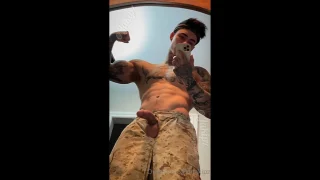 Hotboy – Quick Solo Jerk Off – Soldier Role Play – Jake Andrich (Jakipz)