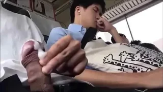 Naughty Twink Jerking off in Public Before Going to Work