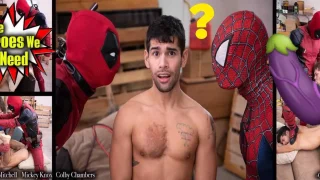 The Heroes We Need – Spider-Man and Deadpool Cosplay – Bareback