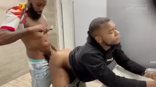 Bearded Hot Sexy Dude Pulls Down Pants To Get Fucked By His Sexy Tatted Black Top Buddy Daddy!