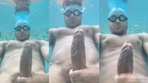 Diego Barros Cums Underwater (Big Black Dick)