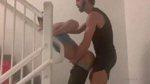 Nine Inside – Fucking Anonymous Ass In The Stairwell Until He Busts