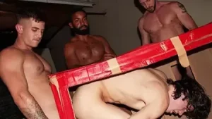 Trevor Brooks, Spikey Dee, Shadow, Johnny Ford – A New Joiner Showered With Cum